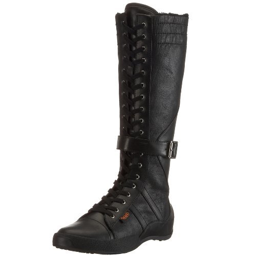 Dockers by Gerli 254211, kozaki damskie, czarny - Czarny czarny1-40 EU