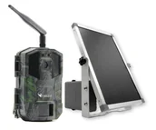 Fotopułapki - ORLLO Inteligentna kamera SIM 4G LTE fotopułapka + panel - miniaturka - grafika 1