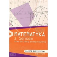 Podręczniki dla liceum - Sens Matematyka z sensem LO kl.3 Suplement / zakres rozszerzony - Ryszard Kalina, Tadeusz Szymański, Marek Lewicki - miniaturka - grafika 1
