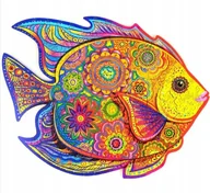 Puzzle - Puzzle Drewniane Dla Dorosłych Kolory Ryba - miniaturka - grafika 1