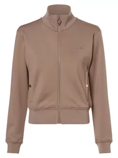 GUESS - Damska bluza rozpinana, beżowy|szary - Bluzy damskie - miniaturka - grafika 1