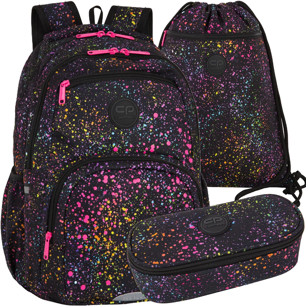 Zestaw 3-elementowy do klasy 4-8 plecak piórnik worek Coolpack Galactica