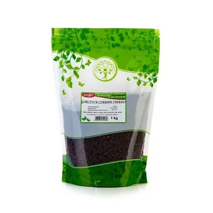 Agnex Gorczyca czarna ziarno 1 kg - Przyprawy i zioła sypkie - miniaturka - grafika 1
