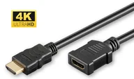 Kable komputerowe i do monitorów - Microconnect HDM191905FV2.0 kabel HDMI 0,5 m HDMI Typu A (Standard) Czarny - miniaturka - grafika 1