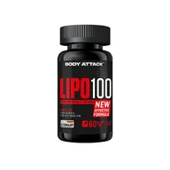 Spalacze tłuszczu - BODY ATTACK Lipo 100 - 60vcaps - miniaturka - grafika 1