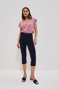 Spodnie rybaczki lyocell-36 - Spodnie damskie - miniaturka - grafika 1