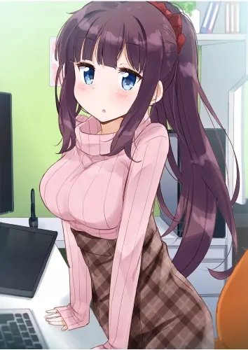 Plakat Anime Manga New Game+ ng_063 A1+ (custom)