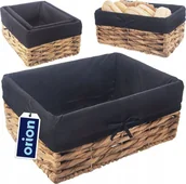 Pudła i pojemniki do przechowywania - Orion Koszyk do przechowywania naturalny 36,5x25x15,5 cm - miniaturka - grafika 1
