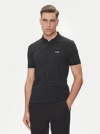 Koszulki męskie - BOSS Polo Paddy Striped C 50540719 Czarny Regular Fit - miniaturka - grafika 1