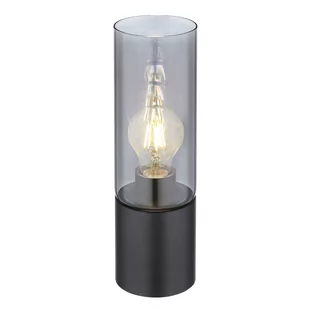 Globo Annika 21000TB lampa stołowa lampka 1x25W E27 dymiona/czarna - Lampy stojące - miniaturka - grafika 1
