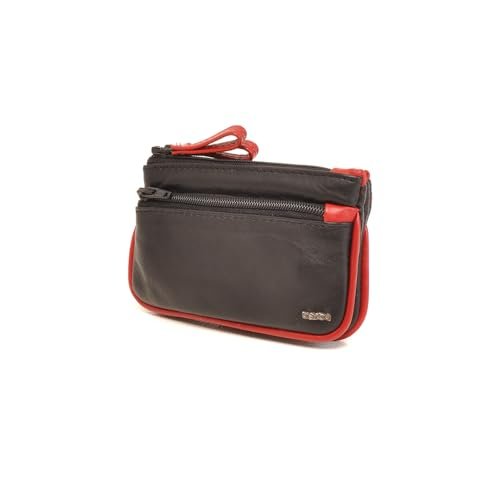 Berba SOFT etui na klucze czarno-czerwone, czarno-czerwony, 1, Współczesny