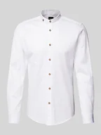 Koszule męskie - Koszula biznesowa o kroju Slim Fit ze stójką - miniaturka - grafika 1