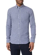 Koszule męskie - Seidensticker Męska koszula 456222, ciemnoniebieska, 39 - miniaturka - grafika 1