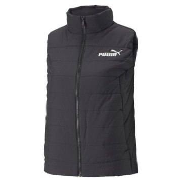 Bezrękawnik damski Puma Ess Padded czarny 84894101 r Xs