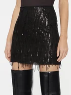 Spódnice - ONLY Spódnica mini 15305742 Czarny Regular Fit - miniaturka - grafika 1