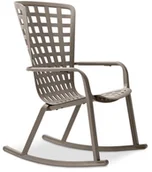 Fotele i krzesła ogrodowe - Fotel bujany Nardi FOLIO ROCKING Tortora - miniaturka - grafika 1