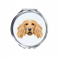 Lusterka do makijażu - Cocker spaniel Lusterko składane Pies geometryczny - miniaturka - grafika 1