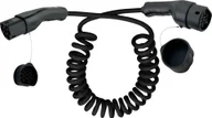 Ładowarki do samochodów elektrycznych - Kabel do ładowania samochodów InLine 11kW Type 2, 3-fazy, 7,5m spiralny 16277S - miniaturka - grafika 1