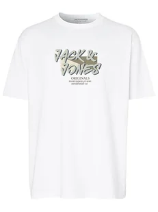 Jack & Jones Koszulka w kolorze białym - Koszulki męskie - miniaturka - grafika 1