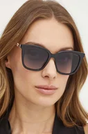 Okulary przeciwsłoneczne - Guess okulary przeciwsłoneczne damskie kolor czarny GU7886_5301B - miniaturka - grafika 1