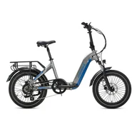 Rowery elektryczne - Rower Elektryczny Składany JOBOBIKE Romer Pro FatBike szary - miniaturka - grafika 1