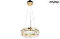 Lampy sufitowe - MOOSEE lampa wisząca SATURNUS 47 DUO złota - LED, kryształ, stal szczotkowana - miniaturka - grafika 1