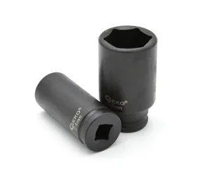 Zestaw nasadek udarowych 1/2" 10-32 mm 16 el GEKO - Nasadki do elektronarzędzi - miniaturka - grafika 6