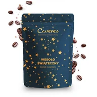Kawa - Caveres Prezent na Boże Narodzenie WESOŁYCH ŚWIĄT z Vero Gusto Kawa ziarnista 100G - miniaturka - grafika 1