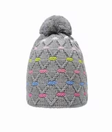 Czapki damskie - Czapka dziewczęca, szara, pompon, Döll - miniaturka - grafika 1
