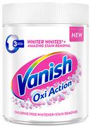 Środki do prania - Vanish Oxi Action Intelligence Plus odplamiacz w proszku do białych tkanin 500 g - miniaturka - grafika 1