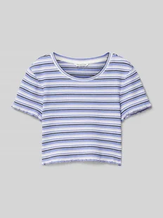 T-shirt w paski - Koszulki dla dziewczynek - miniaturka - grafika 1