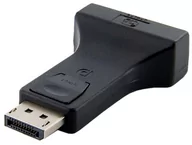 Kable komputerowe i do monitorów - 4World Adapter DisplayPort [M] > DVI-I [F] (24+5), black 08756 - miniaturka - grafika 1