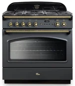 Kuchenki gazowo-elektryczne - Falcon Classic FX 90 Szary mosiądz - miniaturka - grafika 1