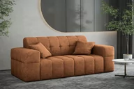 Sofy i kanapy - Sofa Dwuosobowa Nimes Tkanina Perfect Harmony Pomarańczowy - miniaturka - grafika 1