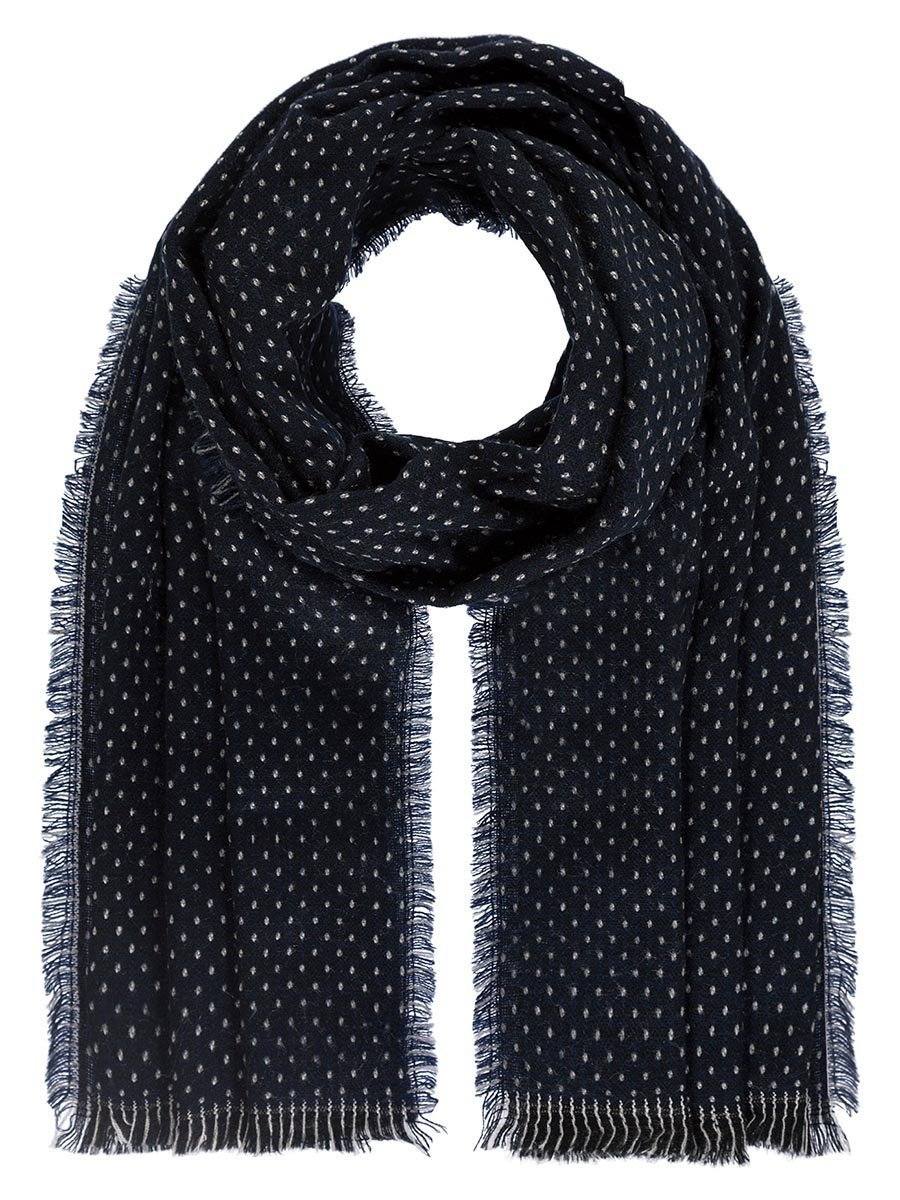 Damski szalik 2-stronny granatowy Passigatti