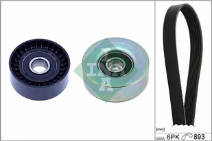 Zestaw paska klinowego wielorowkowego INA 529 0532 10 - Paski klinowe i wielorowkowe - miniaturka - grafika 1