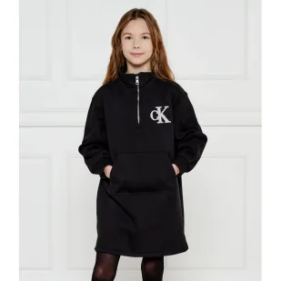 CALVIN KLEIN JEANS Sukienka - Sukienki i spódniczki dla dziewczynek - miniaturka - grafika 1