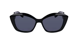KARL LAGERFELD KL6102S Okulary przeciwsłoneczne, czarne, jeden rozmiar dla kobiet, czarny, rozmiar uniwersalny - Okulary przeciwsłoneczne - miniaturka - grafika 1