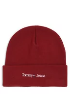 Czapki męskie - Tommy Jeans - Czapka męska, czerwony - miniaturka - grafika 1