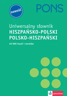 Uniwersalny słownik hiszpańsko-polski, polsko-hiszpański - Książki do nauki języka hiszpańskiego - miniaturka - grafika 1