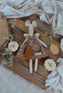 Maskotki i pluszaki - Naturalna Myszka ręcznie szyta - miniaturka - grafika 1