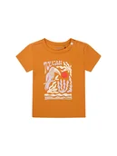 Kaftaniki dla niemowląt - Noppies Koszulka "Ostra" w kolorze pomarańczowym - miniaturka - grafika 1