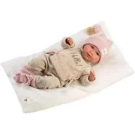 Lalki dla dziewczynek - Llorens Lalka bobas Mimi z poduszką 42cm - miniaturka - grafika 1