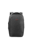 Torby na laptopy - TIGERNU TETHYS PLECAK NA LAPTOPA 15.6" CZARNY SZARY - miniaturka - grafika 1