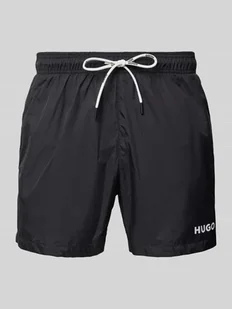 Spodenki kąpielowe z elastycznym pasem model ‘HAITI’ - Kąpielówki męskie - miniaturka - grafika 1