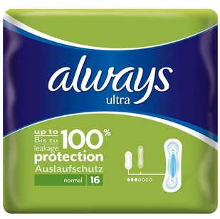 Always, Ultra Normal Podpaski higieniczne, 16 sztuk - Podpaski - miniaturka - grafika 1
