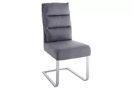 Krzesła - Invicta Interior Krzesło comfort vintage szary 38394 - miniaturka - grafika 1