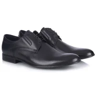 Półbuty męskie - Półbuty męskie Conhpol C00C-9565-0800-00S01 czarne R.43 - miniaturka - grafika 1