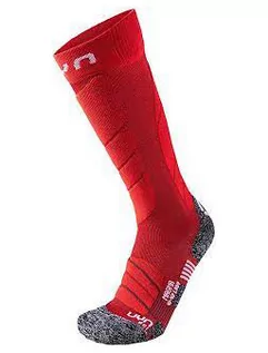 Skarpety termoaktywne - UYN MAGMA WOMAN''S SKI SOCKS Dark Red/Red - grafika 1