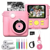 Aparaty natychmiastowe - DZIECIĘ DRUKARKA TERMICZNA POLAROID FOTOGRAFICZNY NATYCHMIASTOWY + 3 ROLKI - miniaturka - grafika 1